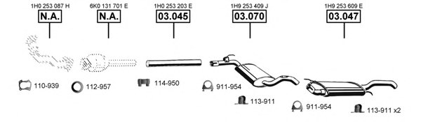 ASMET VA032265 Exhaust System